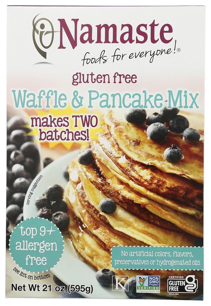 Namaste Waffle Pancake Mix Sugar Free 18x 21 Oz