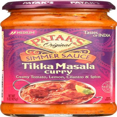 Patak's Tikka Masala Curry Cooking Sauce, Medium 12x 15Oz