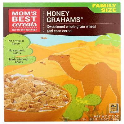 Mom's Best Honey Grahams Cereal 56x 17.5Oz