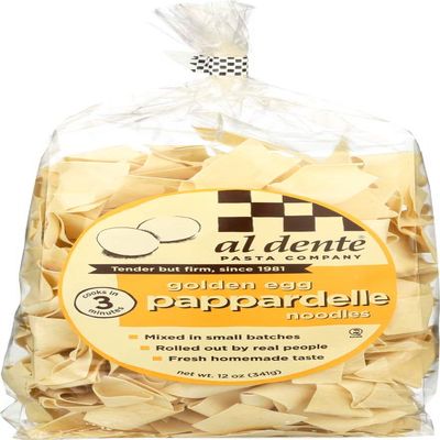 Al Dente Golden Egg Papparedelle Pasta 12x 12Oz