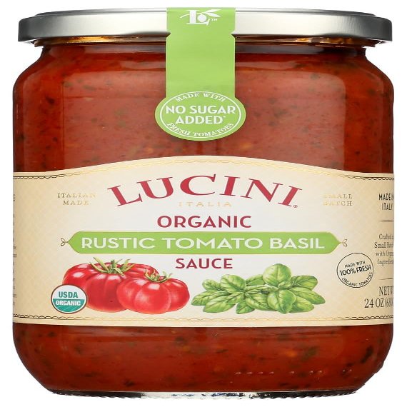 Lucini Italia Tomato Basil Pasta Sauce 6x 25.5 Oz