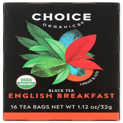 Choice Organic Teas Ft English Breakfast Tea 24x 16 Bag