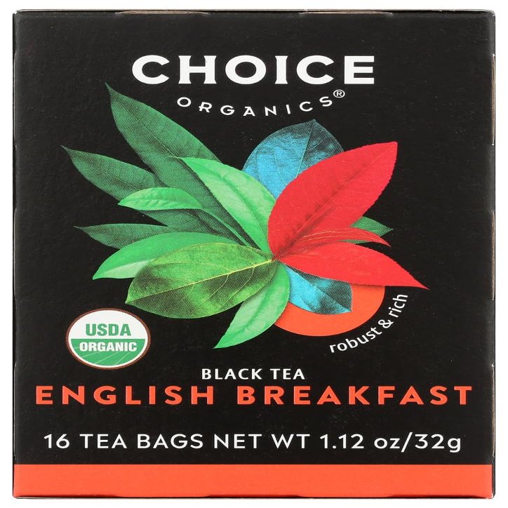 Choice Organic Teas Ft English Breakfast Tea 24x 16 Bag