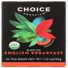 Choice Organic Teas Ft English Breakfast Tea 24x 16 Bag view 1