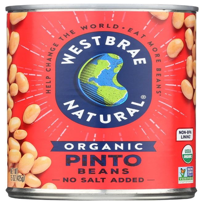 Westbrae Foods Pinto Beans Fat Free 36x 15 Oz