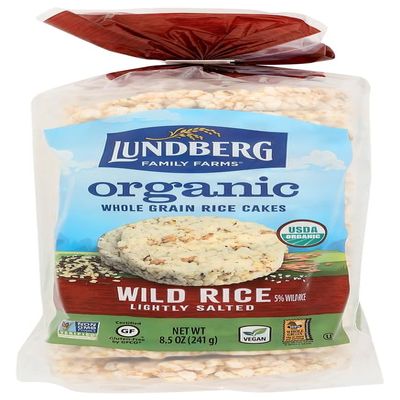 Lundberg Farms Wild Salt Rice Cake 36x 8.5 Oz
