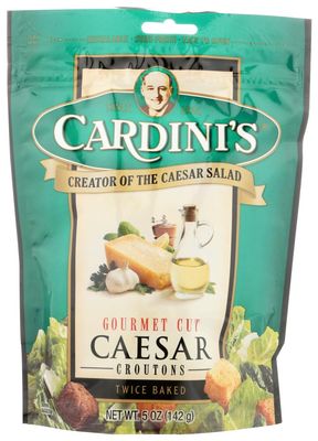 Cardini Gourmet Cut Caesar Croutons 36x 5Oz