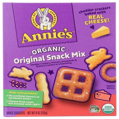 Annie's Homegrown Bunnies Snack Mix 36x 9 Oz