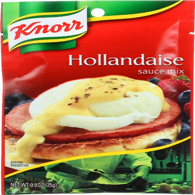 Classic Hollandaise Sauce - 0.9 ounce - 12 per case.