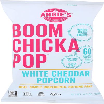Angie's Popcorn, White Cheddar 36x 4.5 OZ