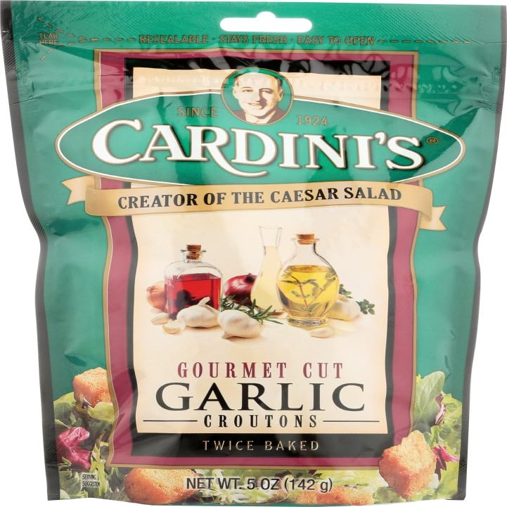 Cardini Garlic & Butter Croutons 48x 5Oz
