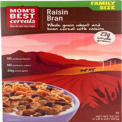 Mom's Best Raisin Bran Cereal 56x 22 Oz