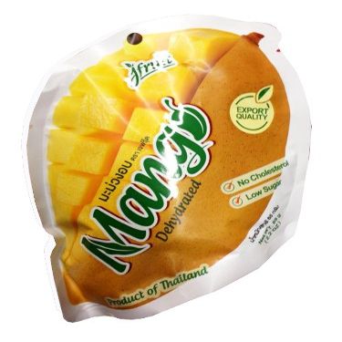Dehydrated Mango J Fruit No Cholesterol and Low Sugar Net Wt. 65g or 2.29 Oz
