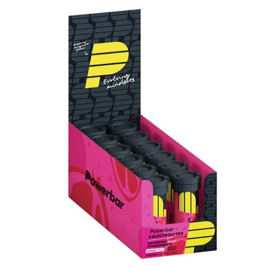 Powerbar 5Electrolytes Tabs (Box of 12 Tubes, Raspberry Pomegranate)