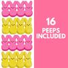 Marshmallow Peeps Pink and Yellow Easter Bunnies 8 ct (Pack of 2) view 2