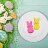 Marshmallow Peeps Pink and Yellow Easter Bunnies 8 ct (Pack of 2) view 3