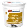 Minor's Chicken Base and Stock, Great for Soup Broth, Gravy, and Sauces, No Added MSG, 16 oz Tub view 1