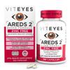 Viteyes AREDS 2 Zinc Free Macular Support, Natural Allergen Free Capsules with Vitamin E, Vitamin C, Lutein & Zeaxanthin, No Zinc, No Copper, Eye Doctor Trusted, Manufactured in The USA, 180 Ct view 1