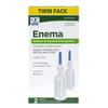 Quality Choice Enema Twin Pack, Relieves Occasional Constipation, Complete & Ready to Use, Sodium Phosphates Rectal Solution, Latex Free, Comfortable Lubricated Tip, Each Pack Contains 2 Bottle view 1