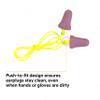3M No-Touch Push-to-Fit Earplugs P2001, Corded view 4