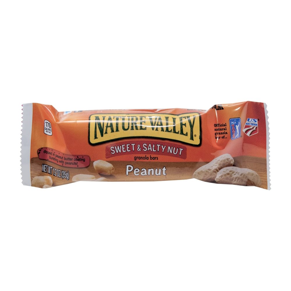 Nature Valley Granola Bars, Sweet & Salty Peanut Butter, 1.5 Oz, Box Of 16