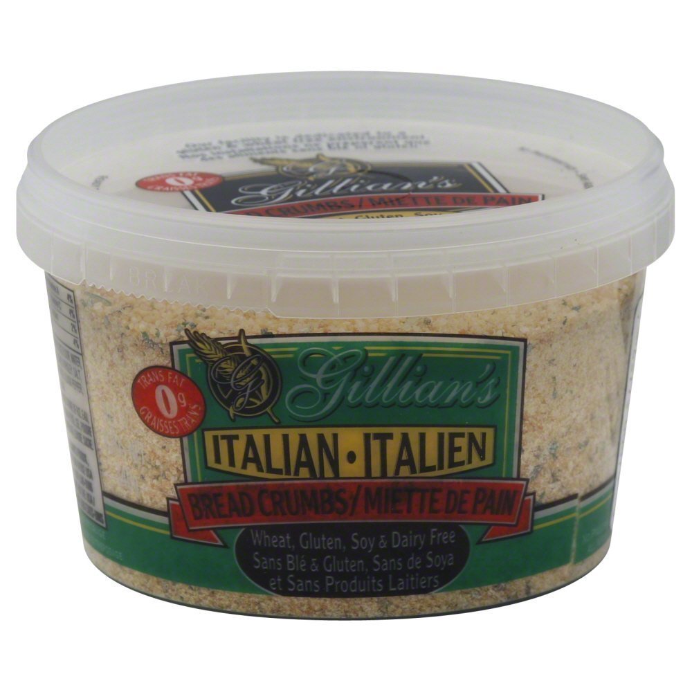 Gillian's Food Bread Crumbs - Italian Style - Case of 12 - 12 oz.
