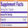(2 X 180 ct) NOW Food Melatonin 3 mg 360 Capsules(180, Pack of 2) view 3