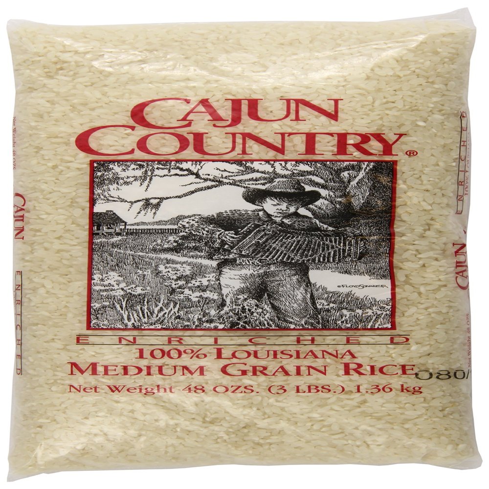 Falcon Rice Medium Rice, Cajun Country, 3 Pound (Pack of 10)