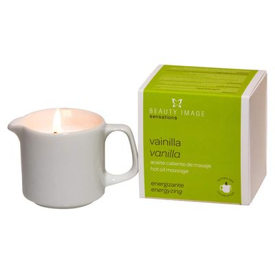 Beauty Image Vanilla Hot Oil Body Massage Candle
