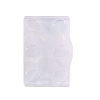 World of Moulds 6 Cavity Pigs Soap/bath Bomb Mold M59