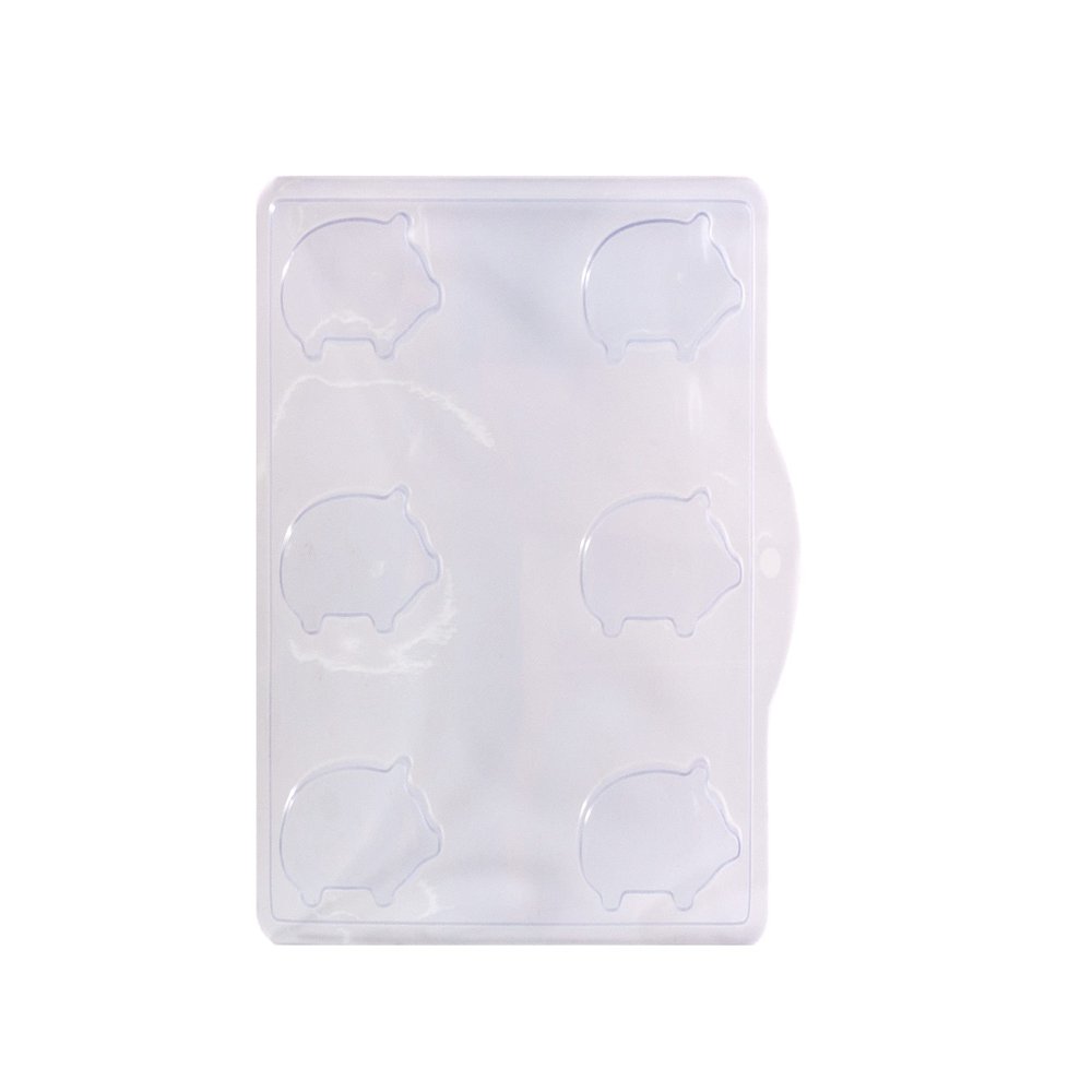 World of Moulds 6 Cavity Pigs Soap/bath Bomb Mold M59