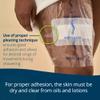 TIDI 50013-PKG AquaGuard Sheet  12 x 24  (Area of Coverage: 9.75 x 22)  Shower Protection Sheet  Self-Adhesive Moisture Barrier  Wound Cover for Showering  7 Sheets  Home Medical Supplies view 3
