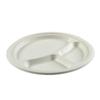 10" 3-Compartment PrimeWare Sugarcane Plate/Case / 500-ct. view 2