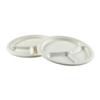 10" 3-Compartment PrimeWare Sugarcane Plate/Case / 500-ct. view 4