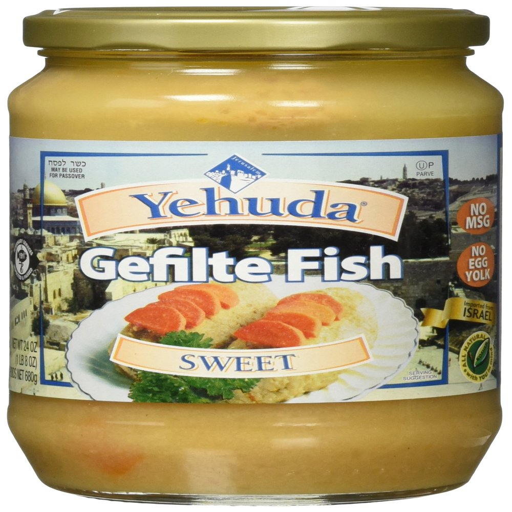 Yehuda Fish Gelfilte, Sweet, 24 oz