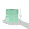 10 pcs Medium Fancy Robin's Egg Blue Glossy Finish Shopping Paper Gift Sales Tote Bags with Blank Message Tag 4.75" x 2.5" x 6.75" view 3