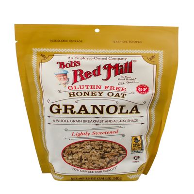 Bob's Red Mill Gluten Free Honey Oat Granola, 12 Oz