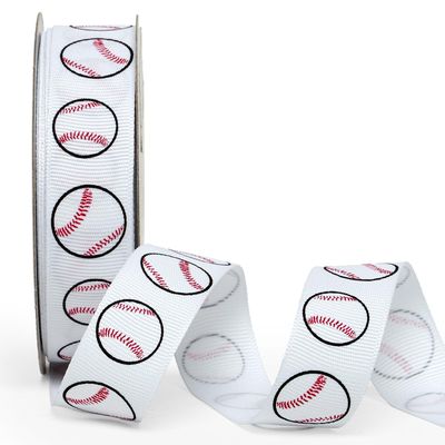 7/8" X 10 Yards Baseball RibbonSports Ribbon Sport Ribbon Width 7/8 "