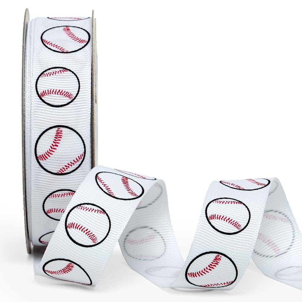 7/8" X 10 Yards Baseball RibbonSports Ribbon Sport Ribbon Width 7/8 "