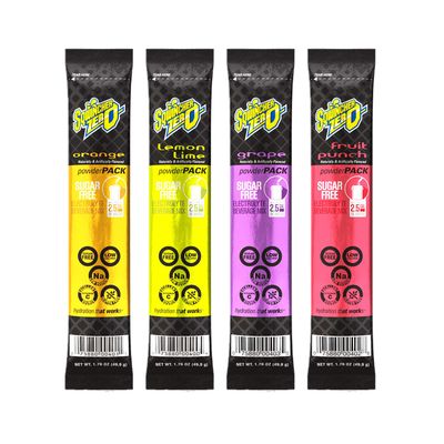 Sqwincher Zero Power Pack | Assorted Flavored | Sugar Free | Low Calorie | Low Sodium | Electrolyte Replenishment Hydration Drink Mix | Just Add to 2.5 Galons of Water | 1.76 oz (Pack of 32)