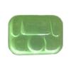 Yanco Nessico Collection Melamine 13" X 9 1/2" COMPARTMENT GREEN Box of 12 view 1