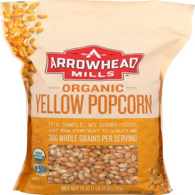 Arrowhead Mills BG10441 Arrowhead Mills Yellow Popcorn - 6x28OZ