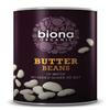 Organic Butter Beans by Biona: 400g x 3 Pack view 1