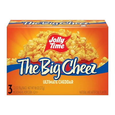 Jolly Time T Big Cheez Cheddar Cheese Microwave Popcorn, 3.2 Ounce (Pack of 3)