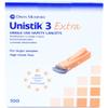Unistik 3 Extra Safety Lancets - Box of 100-21G with 2mm Penetration Depth view 1