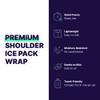 Back Support Systems Cold Ice Pack Wrap - Shoulder, Neck Pain Relief or Any Injuries - Back Brace for Lower Back Pain Women - Relaxation Gifts for Women and Men (Standard, 11" x 14" Cold Pack) view 4