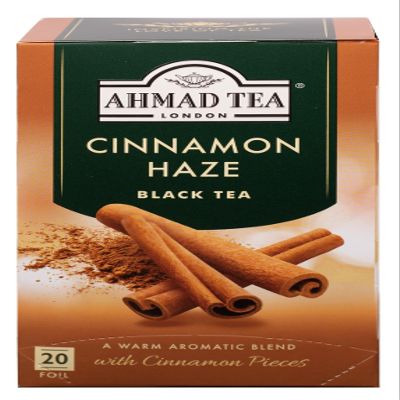 Ahmad Tea Cinnamon Haze Black Tea, 20Count Boxes, Brown