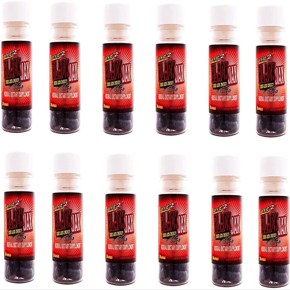 Black Jax Stacker 2 Case (12) Bottles 20 ct. Extreme Energy Pills
