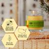 Big Dipper Wax Works Beeswax Aromatherapy Candle, Meditation - Cedarwood & Balsam, 100% Natural, Apothecary Glass, 20-Hour Burn, Relaxation & Calm, 2" x 2.5" view 4