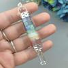 7 Chakra Stones Pendulum Gemstone Pendant Energy Healing Dowsing Crystal Pendulum Dowsing Pendulum with Chakra Chain and Crystal Ball for Reiki Healing and Crystal Grid Meditation view 2